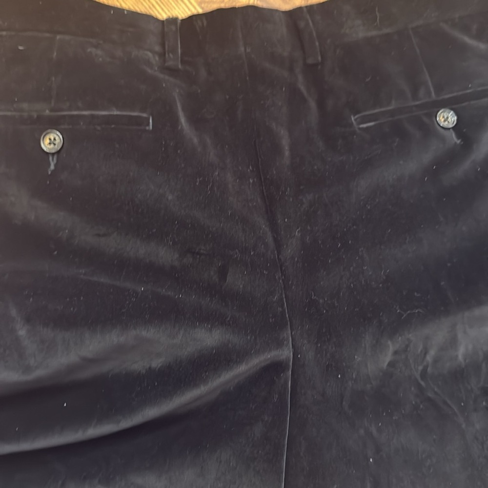 MURANO evening collection——-Black Velvet Pants - Picture 7 of 7
